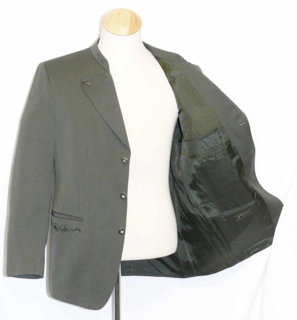 WOOL Men German Loden Trachten Hunting Suit JACKET 44 L  