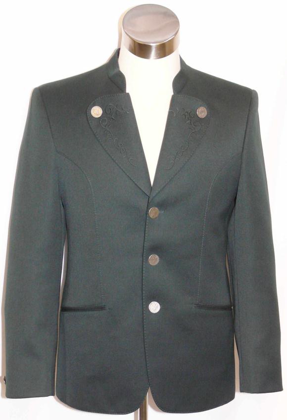 DARK GREEN Men German WOOL Trachten Suit JACKET 38 40 M  