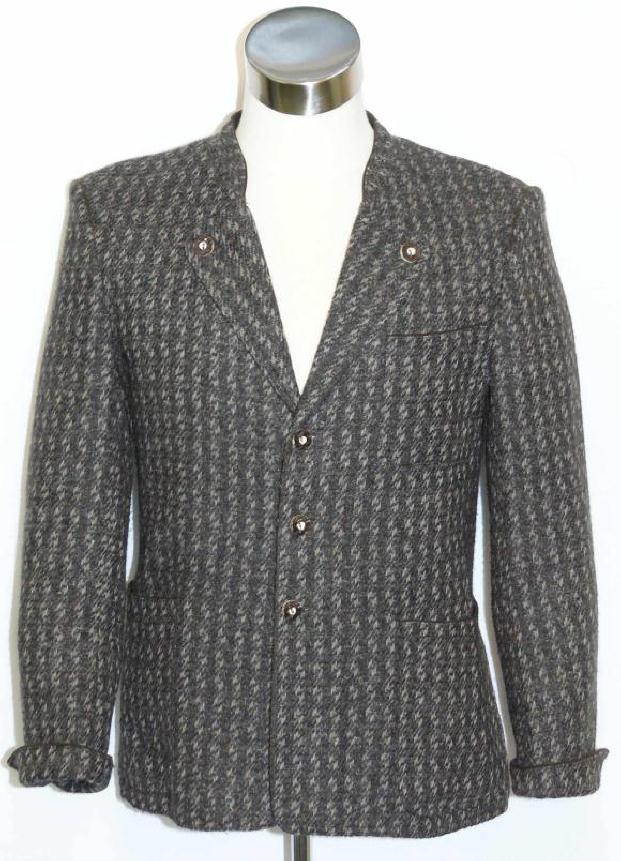 STEINBOCK BROWN Tweed WOOL Men Suit JACKET Coat 46 42 M  