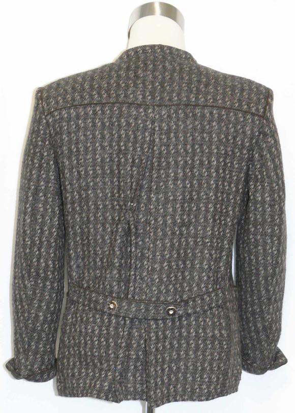 STEINBOCK BROWN Tweed WOOL Men Suit JACKET Coat 46 42 M  