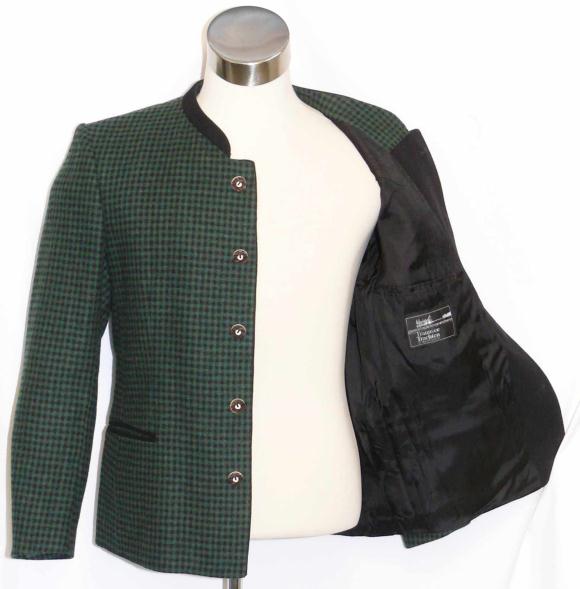 GREEN Men Winter Loden WOOL Austria JACKET Coat 48 40 M  