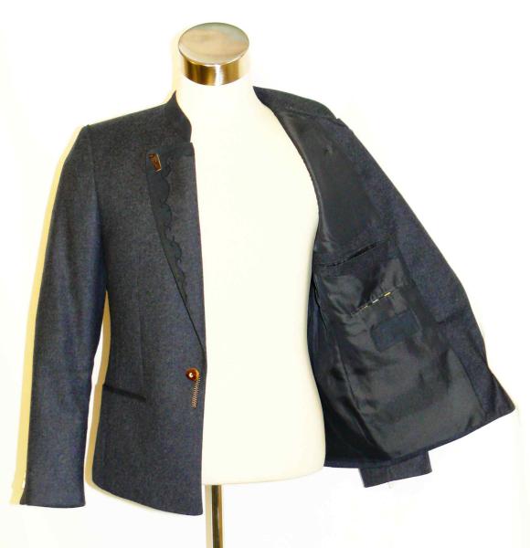 MEN BLUE Winter Loden WOOL GERMAN Dinner JACKET Coat M  